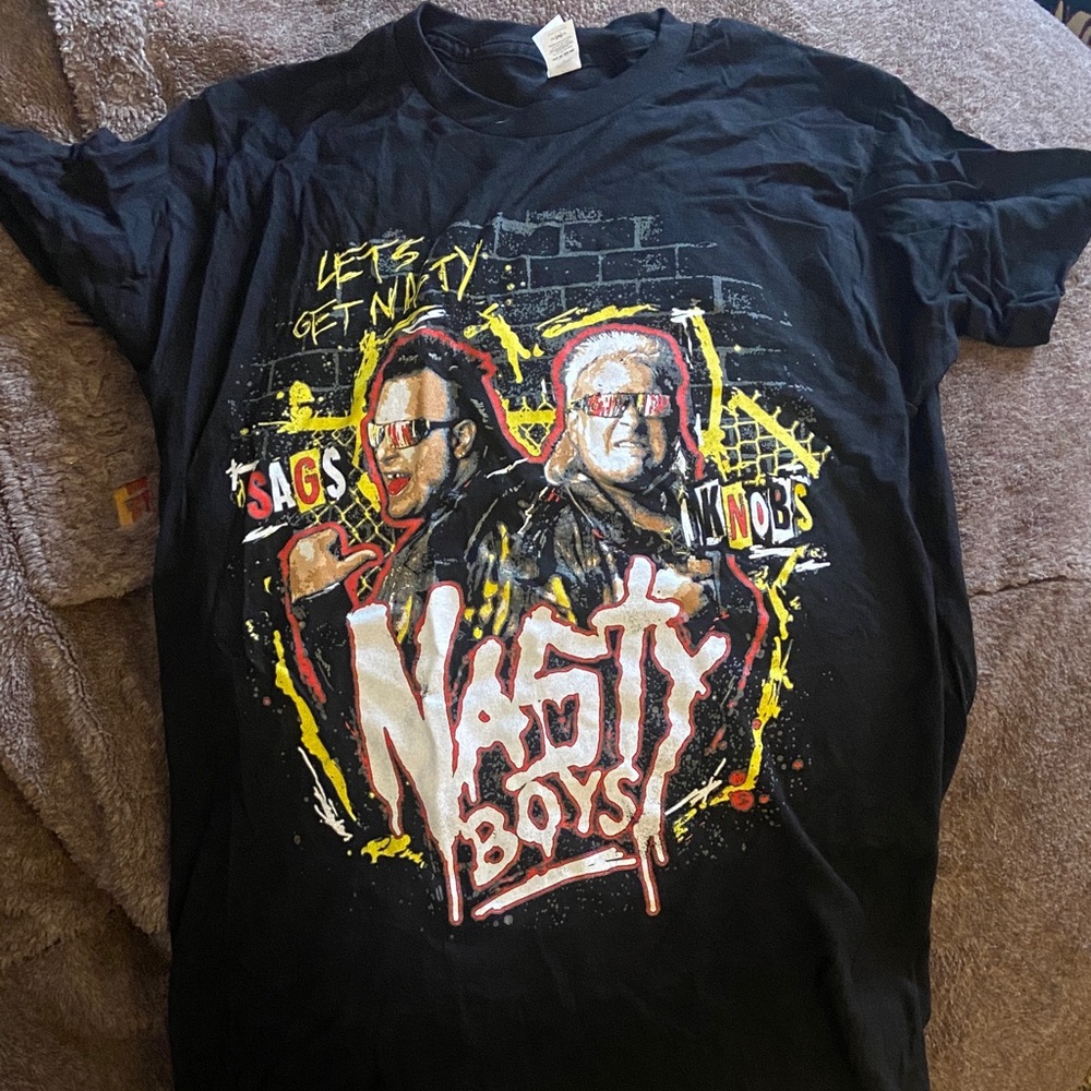 Nasty Boys Black Graphic T-Shirt